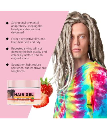 Curly Hair Gel Hair Braiding Gel Edge Control Braid Styling Gel for Curly Frizzy Kinky and Flyaway Hair Extra Hold For Braiding Twisting Smooth Edges (100g 1PC) - Buy Online on GoSupps.com