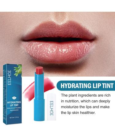 Hydrating Lip Tint - Sheer Color Chapstick | Ultra Moisturizer with Vitamin E for Dry Lips - Non-Sticky & Long-Lasting - Buy Online on GoSupps.com