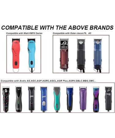 High-Quality Ceramic Blades for Dog Hair Cutters - Compatible with Moser Heiniger Andis Easter A5 & Wahl 5f (2 Sets 6.3mm Cut Length) - Buy Online on GoSupps.com