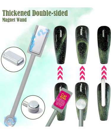 Cat Eye Gel Nail Polish 9D Nail Gel Polish Nail Glitter Blue Nail Varnish Polish Soak Off UV LED Gel Nail Polish-c05 (C05) - Buy Online on GoSupps.com