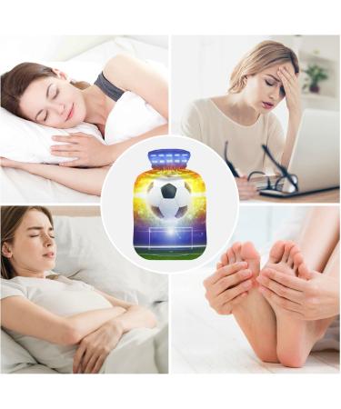 YOUJUNER Galaxy Football Soccer Hot Water Bottle - 1L Large Comfortable Hand & Feet Warmer for Ultimate Warmth - Buy Online on GoSupps.com
