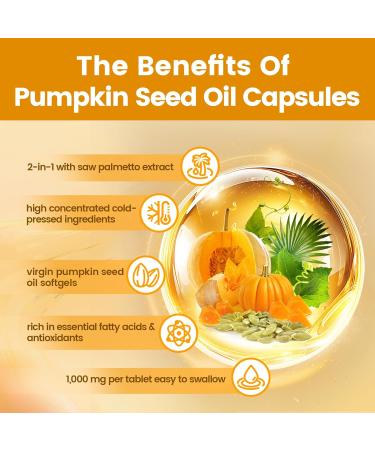 VivoNu Pumpkin Seed Oil with Saw Palmetto Capsules + Vitamin B Complex Gummies for Women and Men - Buy Online on GoSupps.com