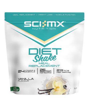 SCI-MX Diet Meal Replacement Shake - Vanilla Flavour - High Protein Shake + 24 Essential Micronutrients - Non-GMO - 2KG (37 servings) 213 calories & 26g of protein per serving Vanilla 2.00 kg (Pack of 1)