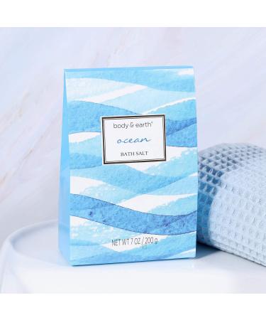 Body & Earth Spa Gift Basket for Women - 7 Pcs Ocean Scented Bath Set - Birthday Gift - Buy Online on GoSupps.com