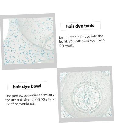 PACKOVE Bol de pour Cheveux Transparent et Mat Outil de Salon de Coiffure Accessoire Indispensable pour Coloration Diy - Buy Online on GoSupps.com