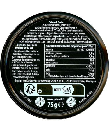 Pulmoll | Pulmoll Tablets | Since 1946 (Forte Black) - Buy Online on GoSupps.com