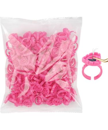 Glue Rings - Eyelash Extension Collector Holder 100 Pc Disposable Adjustable Cups | Eyelash Rings for Professional Cushion Kits Suitable for Ink Lip Products - Buy Online on GoSupps.com