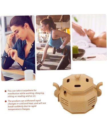 Homsfou 2-Pack Moxibustion Jazz Shoes | Portable Moxa Massage Tools & Ceramic Straps for Cervical Spine Relief - Buy Online on GoSupps.com