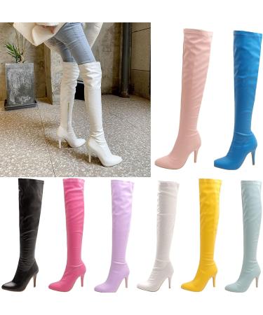 Buy Women's Yellow Stiletto Ankle Boots | High Heels & Winter Styles | EU Size 41 - Elevate Your Fashion! - Buy Online on GoSupps.com