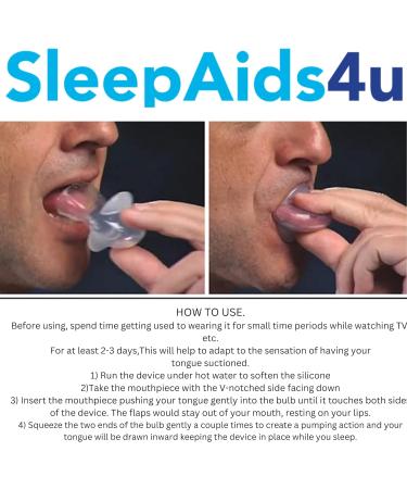 Tongue Retainer Anti-Snore Device | Teeth Grinding Guard | Stop Snoring Aid - NHS/ENT Recommended Solution for OSA Sleep Apnoea Relief - Buy Online on GoSupps.com