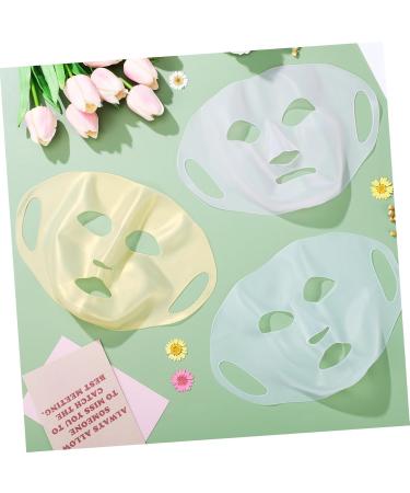 Beaupretty 3 pi ces Masques Visage Silicone R utilisables Couvre-masque Hydratant Anti- vaporation Confortable - Buy Online on GoSupps.com
