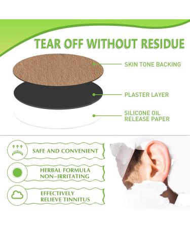 Tinnitus Relief Patches - 24 PCS All-Natural Ear Patches for Tinnitus & Carsickness - Boost Blood Circulation - Buy Online on GoSupps.com