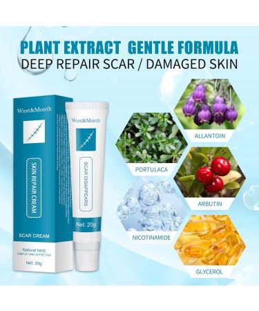 Herbal Scar Removal Gel Ointment 20g - Gentle & Efficient Skin Care - Blue - Buy Online on GoSupps.com