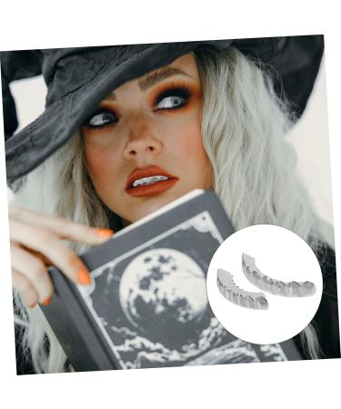 Alasum 2 Sets Denture Props for Cosplay Halloween & BBQ Decor - Vampire Hip Hop Devil Man Costumes - Buy Online on GoSupps.com