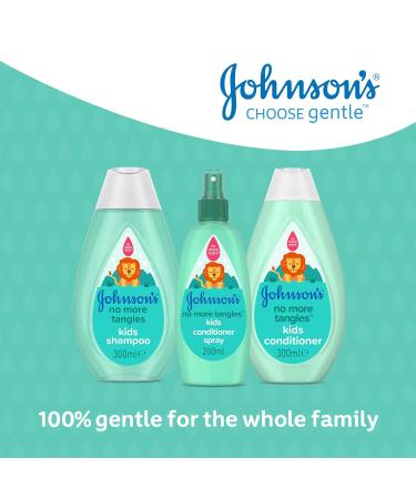 Johnson's No More Tangles Kids Conditioner Spray - Soft Smooth & Easy to Comb - 3 x 200ml | Perfect for Sensitive Skin - International Shipping Available - Buy Online on GoSupps.com