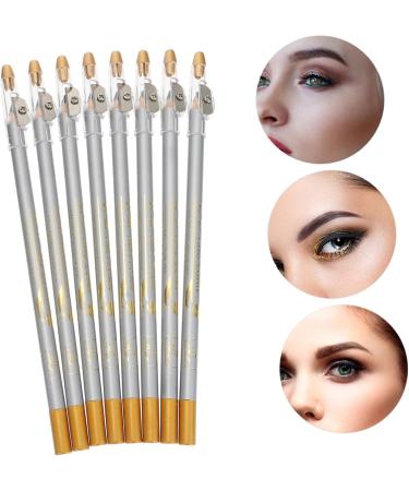 OHPHCALL 8pcs Eyebrow -in- Eyeliner Girls Pencils Brighten Women Makeup Sharpener Pencil Tool Strokes with - Buy Online on GoSupps.com