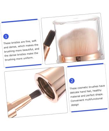 Beavorty 1pc 4 in 1 makeup brush dual ended foundation and powder brush face powder liquid makeup Makeup Practical Brush travel Multifunction artificial fiber sponge brush - Buy Online on GoSupps.com