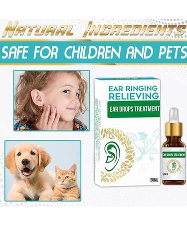 Organic Ear Ringing Remedy Drops | Tinnitus Relief & Ear Infection Treatment | Swimmer's Ear | 3PCs - Buy Online on GoSupps.com