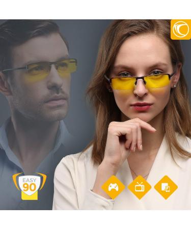PRiSMA P1 EASY90 Blue Light Filter Glasses for Gaming & E-Sports - P1-702 03 Easy90 - Bluelight Protect - Buy Online on GoSupps.com