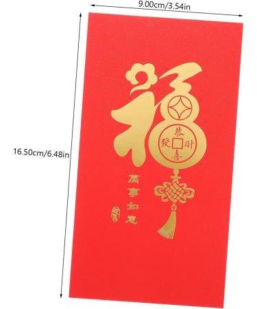 ABOOFAN 50 Pcs Large Holiday Red Envelope Pocketbook Red Gift Envelopes Rabbit Year Hong Bao New Year Red Packet Hongbao Red Packet Spring Festival Red Packet Paper China Chinese Zodiac - Buy Online on GoSupps.com