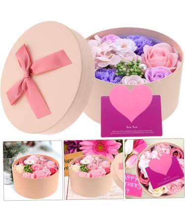 Ipetboom Preserved Flower Decoration Artificial Plants Scented Soap Rose Petals Plant Indoor Christmas Decorations Scented Soap Roses Gift Indoor Plant Soap Flower Purple Delicate Gift Box 16.2X16.2X8.2CM Purple - Buy Online on GoSupps.com