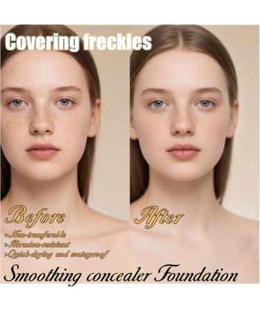 Qilnyeh Concealer Water Resistant Covers Freckles Dark Circles and Acne Scars Long Lasting Acne Concealer Flawless Foundation Makeup Dark Skin - Buy Online on GoSupps.com