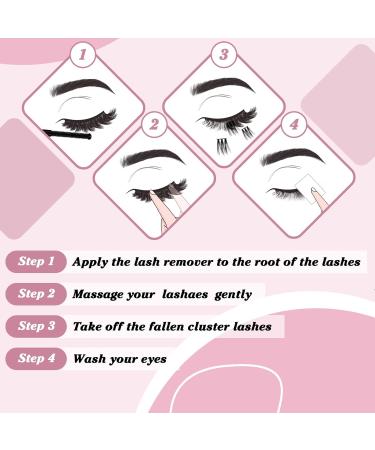 PRO Cluster Lash Glue Remover 10 ML for Easy DIY Eyelash Extension Removal - Buy Online on GoSupps.com