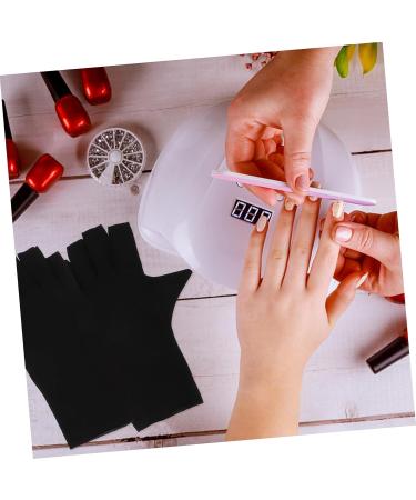 FRCOLOR 2 Pairs sun gloves pink gloves nail art UV gloves UV protection gloves for manicure UV protection gloves for gel nail lamp anti-uv gloves for gel nails Nylon Accessories breathable 21x12x0.1cm As Shown - Buy Online on GoSupps.com