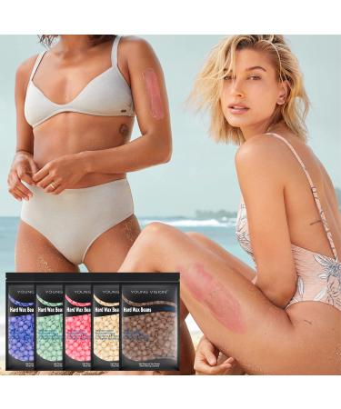 Professional Wax Warmer Kit for Home Waxing - YOUNG VISION Wax Beads Heater for Eyebrow, Bikini, and Brazilian Hair Removal - Buy Online on GoSupps.com