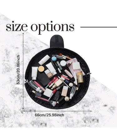 Portable Waterproof Cultural Bags - Oxford Cloth Cosmetic Storage for Men & Women | Black Makeup Organizer - Buy Online on GoSupps.com
