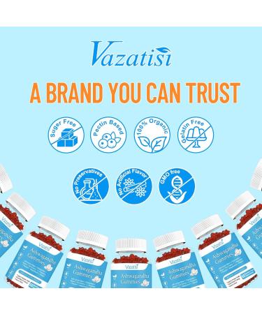 2 Pack Ashwagandha Gummies for Women Men Sugar Free Organic Ashwagandha Gummies Supplement for Relax Restore Balance Vegan Gluten Free 120 Count 60 Count (Pack of 2) - Buy Online on GoSupps.com