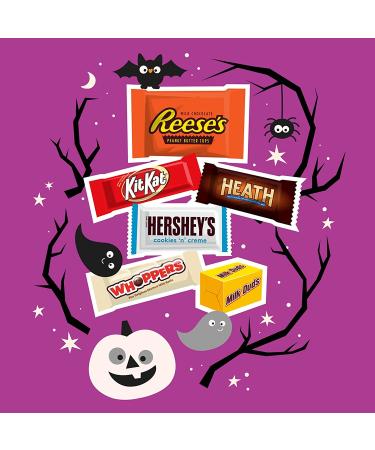 Hershey Miniatures Chocolate and White Creme Assortment Halloween Candy 70.7 oz Bulk Bag (220 Pieces) - Buy Online on GoSupps.com