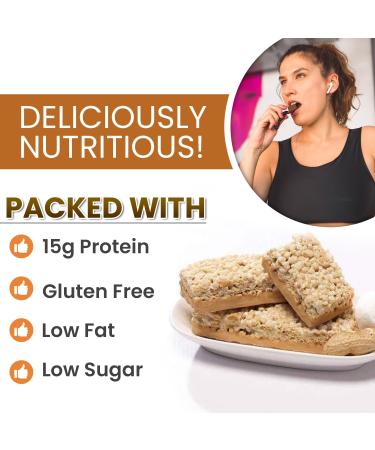 BestMed - High Protein Nutrition Bar - Low-Carb 15g Protein Low Sugar High Fiber Low Calorie Meal Replacement Bar (Peanut 1 Box - 7 Count) - Buy Online on GoSupps.com