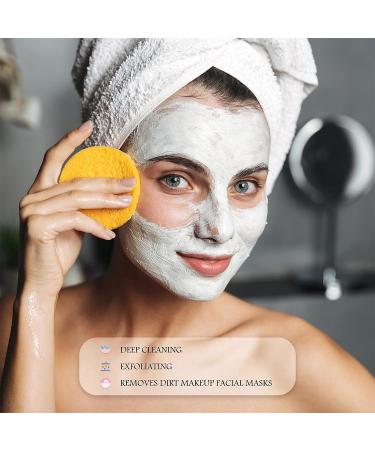 300 Piece Soft Face Cleansing Sponge Set | Makeup Removal, Exfoliating & Facial Care | Pink, Purple, Blue, Yellow, Green Colors | Ideal for Women & Girls - Buy Online on GoSupps.com