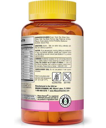 Mason Natural Prenatal Vitamins - Masonatal 100 Tablets for Expecting Moms - Buy Online on GoSupps.com