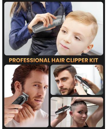 Sejoy Hair Clippers for Men | Professional Cordless Hair Trimmer Kit with LED Display | Ideal Gifts for Barbers & Home Use - Buy Online on GoSupps.com