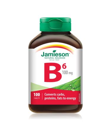 Jamieson Vitamin B6 (Pyridoxine) 100 mg 100 tabs