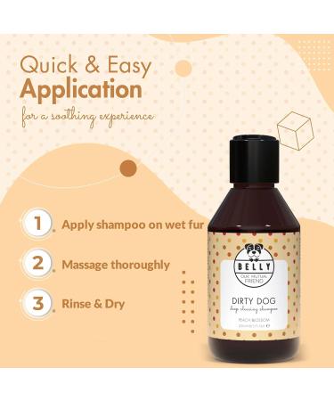 Belly Vegan Dog Shampoo - Fruity Pomelo & Lavender Scent Ideal Puppy Shampoo for All Breeds - Buy Online on GoSupps.com