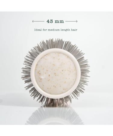 So Eco Biodegradable Round Brush - 43 mm Beige | Eco-Friendly Hair Care Tool - Buy Online on GoSupps.com