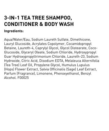 American Crew Men's 3-in-1 Shampoo, Conditioner & Body Wash - 33.8 Fl Oz - Buy Online on GoSupps.com