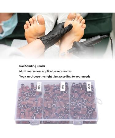 Sonew Nail File Sanding Bands Different Coarseness Nail Drill Sanding Bands Mandrel for Foot Care Perfect Accessory Selection - Buy Online on GoSupps.com