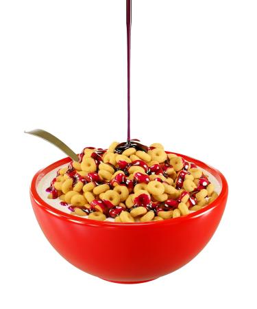 Blueberry Flavored Cerup Syrup for Cereal - Delicious Breakfast for Kids and Adults | Variety of Tasty Flavors - Buy Online on GoSupps.com