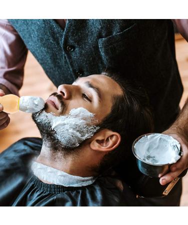 Sourcetone Shaving Brush & Soap Set | Professional 3-Part Shaving Kit with Wooden Handle & Stainless Steel Cup for Salons | International Shipping Available - Buy Online on GoSupps.com