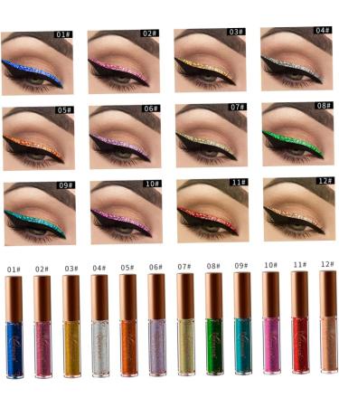 SOESFOUFU Colorful Eyeliner Pen Colored Eyeliner Pencils Liquid Eyeliner Waterproof Colored Eyeliners - Buy Online on GoSupps.com