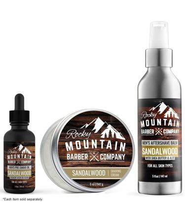 Rocky Mountain Pre-Shave Oil with Sandalwood, Jojoba, & Argan Oils - 1 fl oz - Buy Online on GoSupps.com