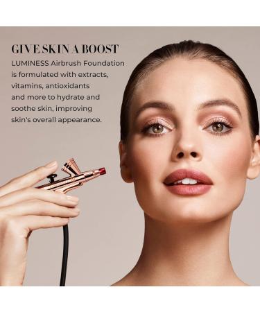 Buy Luminess Silk 4-in-1 Airbrush Foundation Makeup Starter Kit | Medium Coverage 6-Piece Set - International Shipping Available - Buy Online on GoSupps.com