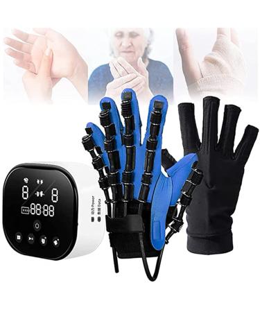 Rehabilitation Robot Gloves Hand Rehabilitation Device for Stroke Hemiplegia Electric Finger Manual Training Physiotherapy Equipment Suitable for Finger Passi LeftHand Medium
