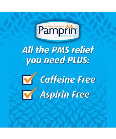 Pamprin Maximum Strength Menstrual Pain Relief - 20 ct - Buy Online on GoSupps.com