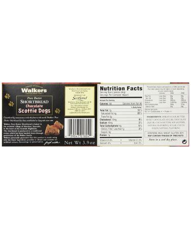 Walkers Shortbread Chocolate Scottie Dog Cookies 3.9oz - Pack of 1 - Buy Online on GoSupps.com