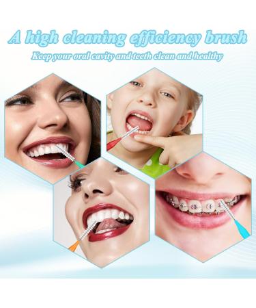 Lyjow 40-Piece Interdental Toothbrush Set - Reusable Cleaners for Narrow Teeth & Gaps - Ideal for Oral Hygiene - Buy Online on GoSupps.com